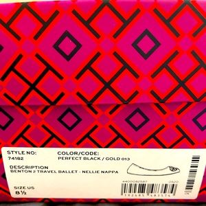 Size 8.5 Tory Burch Benton 2 Travel Ballet - Nellie Napa